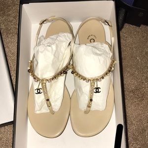 Chanel thong sandals